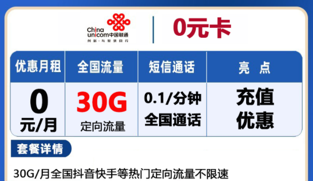 你們心心念念的0元租卡來了 優(yōu)惠期長達兩年，快進來薅羊毛了