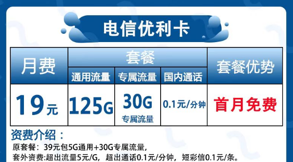超級(jí)好用的電信流量卡套餐|電信優(yōu)利卡、電信桃心卡|均19元100G及以上通用流量|首免