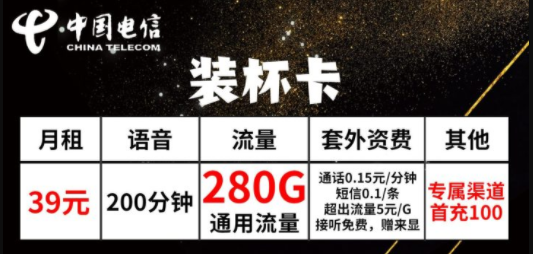 有合約期的流量卡就不好用？河北專用電信裝杯卡39元20G通用+260G省內(nèi)+可選號