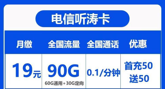 為什么我的流量卡要二次實(shí)名？是怎么回事？電信聽(tīng)濤卡19元90G+0.1元/分鐘