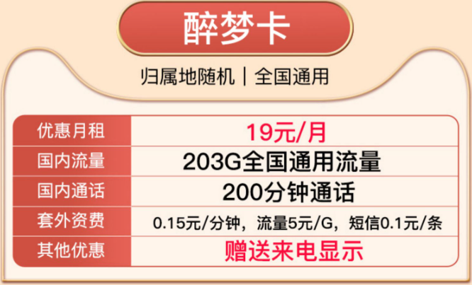 驚爆好卡！超大流量純通用|享"聯(lián)通醉夢(mèng)卡、醉陽(yáng)卡"豪華套餐