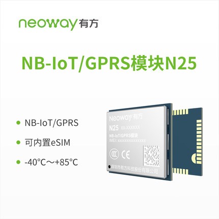 模塊Neoway 有方科技 N25 NB-IoT 無(wú)線通信模塊 物聯(lián)網(wǎng)模塊模組
